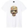 Paul Smith Mens Skull Sticker T-Shirt White -Boss Shop paul smith mens skull sticker t shirt white p44354 281430 zoom