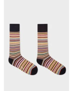 Paul Smith Mens Stripe 3 Pack Socks Multicoloured -Boss Shop paul smith mens stripe 3 pack socks multicoloured p44023 273743 zoom