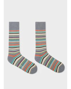 Paul Smith Mens Stripe 3 Pack Socks Multicoloured -Boss Shop paul smith mens stripe 3 pack socks multicoloured p44023 273745 zoom