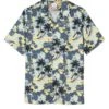 Paul Smith Mens Tropical Print Short Sleeve Shirt Blue -Boss Shop paul smith mens tropical print short sleeve shirt blue p44862 281552 zoom