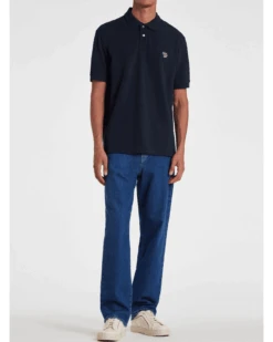 Paul Smith Mens Zebra Badge Polo Shirt Navy -Boss Shop paul smith mens zebra badge polo shirt navy p44357 280631 zoom