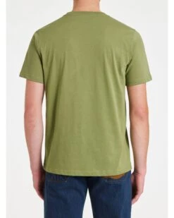 Paul Smith Mens Zebra Badge T-Shirt Khaki Green 8 Paul Smith Mens Zebra Badge T-Shirt Khaki Green -Boss Shop paul smith mens zebra badge t shirt khaki green p44353 281058 zoom
