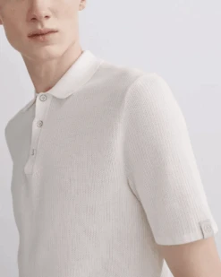 Rag & Bone Mens Harvey Polo Shirt Ivory -Boss Shop rag bone mens harvey polo shirt ivory p44427 279093 image
