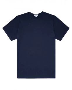 Sunspel Mens Classic T-Shirt Navy