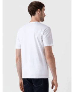 Sunspel Mens Classic T-Shirt White -Boss Shop sunspel mens classic t shirt white p44679 281783 zoom