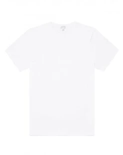 Sunspel Mens Classic T-Shirt White