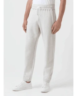 Sunspel Mens Fleece Joggers Achieved White 7 Sunspel Mens Fleece Joggers Achieved White -Boss Shop sunspel mens fleece joggers achieved white p44134 277583 image