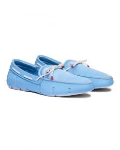 Swims Mens Braided Lace Loafer Spray Blue
