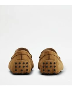 Tod's Mens Gommino Nubuck Leather Driving Shoes, Caramel Loafers -Boss Shop tods mens gommino nubuck leather driving shoes caramel loafers p42312 251357 image