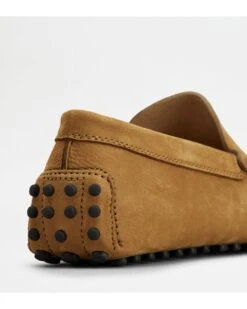 Tod's Mens Gommino Nubuck Leather Driving Shoes, Caramel Loafers -Boss Shop tods mens gommino nubuck leather driving shoes caramel loafers p42312 251371 image