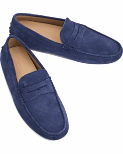 Tod's Mens Mocassino Nuovo Gommino Penny Loafer Galassia Navy