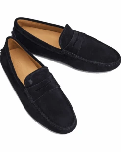 Tod's Mens Mocassino Nuovo Gommino Penny Loafer Nero Black