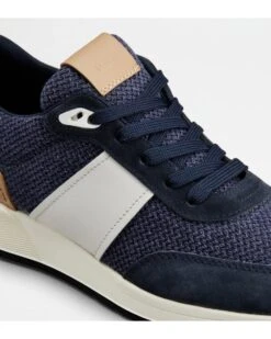 Tod's Mens Pelle E Tessuto Technico Trainers Navy Blue 11 Tod's Mens Pelle E Tessuto Technico Trainers Navy Blue -Boss Shop tods mens pelle e tessuto technico trainers navy blue p45033 280316 image