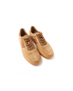 Tod's Mens Suede Low Top Trainers, Biscotto Tan Sneakers