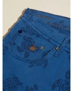 Vilebrequin Mens Bermuda Turtle Print Shorts Blue -Boss Shop vilebrequin mens bermuda turtle print shorts blue p44342 284012 zoom