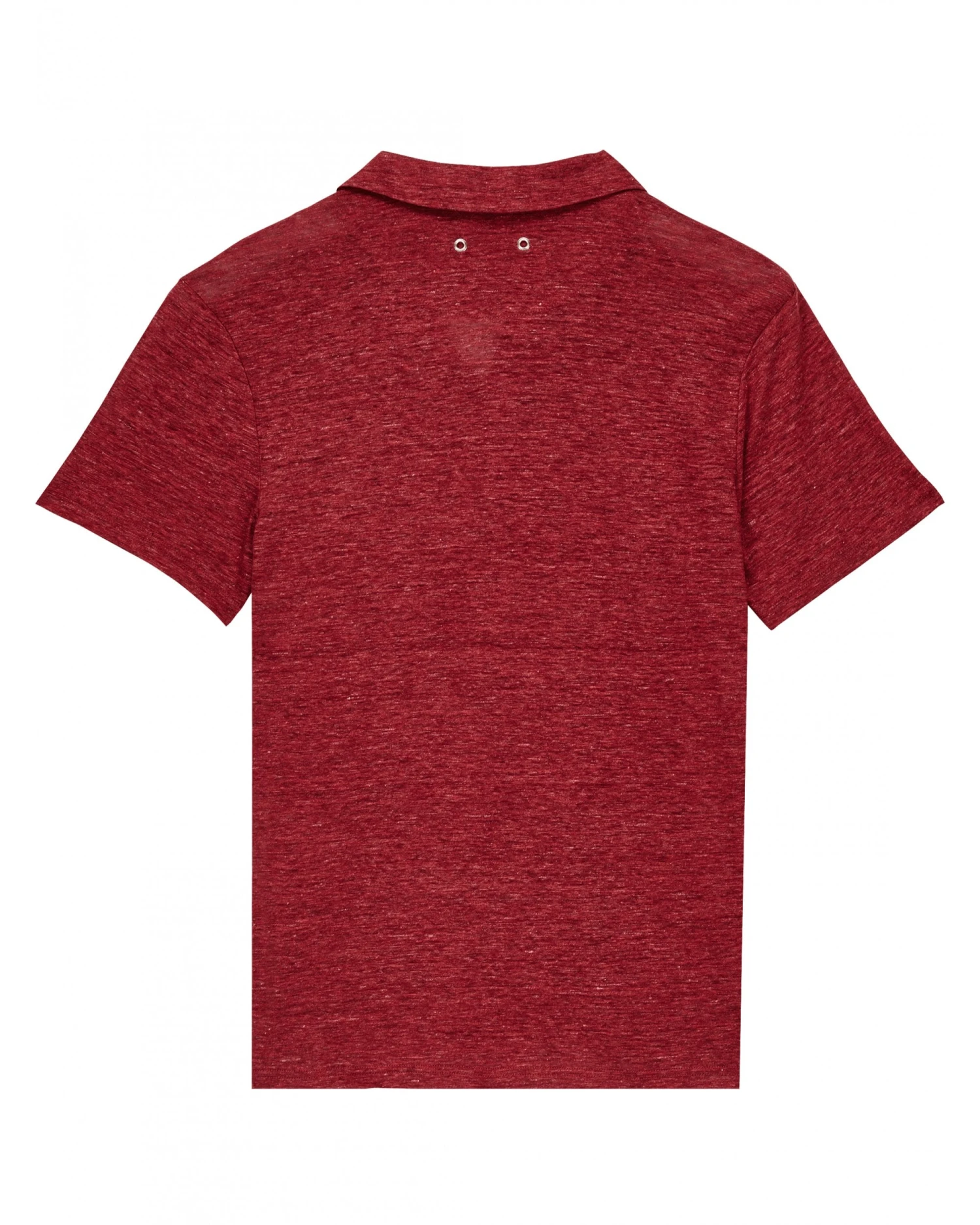 Vilebrequin Mens Burgundy Linen Jersey Polo Shirt 5 Vilebrequin Mens Burgundy Linen Jersey Polo Shirt - Image 3