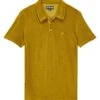 Vilebrequin Mens Phoenix Mustard Yellow Terry Cotton Polo Shirt -Boss Shop vilebrequin mens phoenix mustard yellow terry cotton polo shirt p43355 260238 zoom
