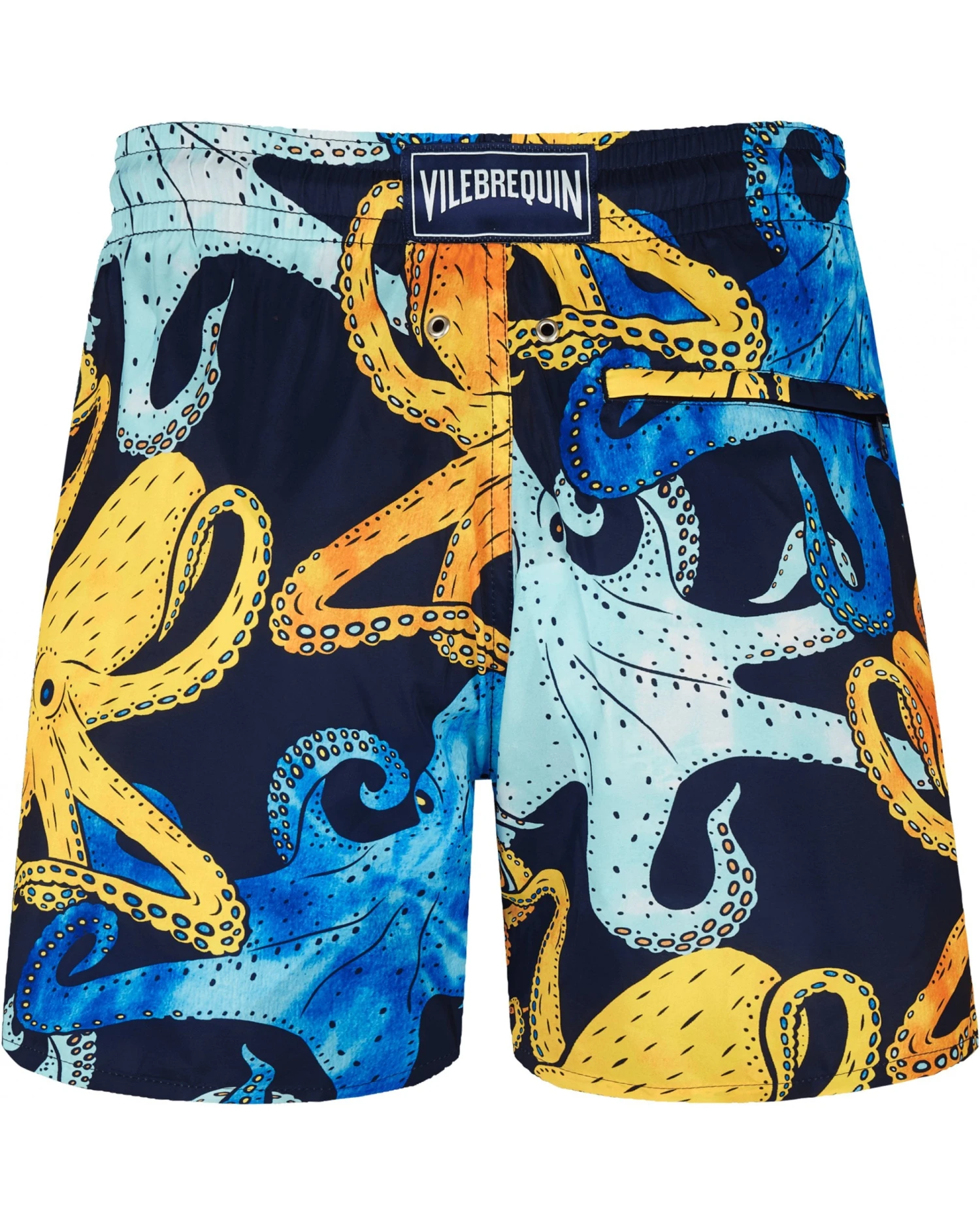 Vilebrequin Mens Pouples Aquarelle Octopus Shorts Marine Blue Navy 4 Vilebrequin Mens Pouples Aquarelle Octopus Shorts Marine Blue Navy - Image 2