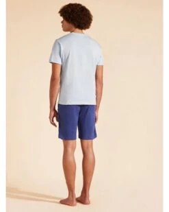 Vilebrequin Mens Surfs And Mini Moke T-Shirt Sky Blue -Boss Shop vilebrequin mens surfs and mini moke t shirt sky blue p44849 284154 zoom