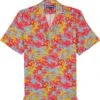 Vilebrequin Mens Tahiti Flowers Bowling Shirt Multi Blue Red -Boss Shop vilebrequin mens tahiti flowers bowling shirt multi blue red p44852 284190 zoom