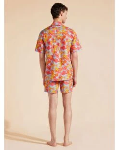 Vilebrequin Mens Tahiti Flowers Bowling Shirt Multi Blue Red -Boss Shop vilebrequin mens tahiti flowers bowling shirt multi blue red p44852 284199 zoom