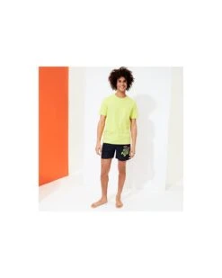 Vilebrequin Mens Titus Organic Cotton T Shirt, Coriander Green Tee -Boss Shop vilebrequin mens titus organic cotton t shirt coriander green tee p37596 208602 image