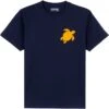 Vilebrequin Mens Turtle Patch T-Shirt Blue Marine Navy -Boss Shop vilebrequin mens turtle patch t shirt blue marine navy p44337 283952 zoom