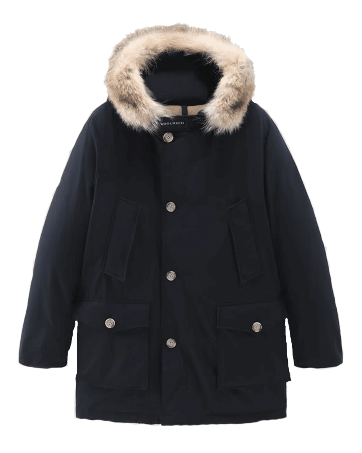 WOOLRICH Mens Arctic Fur Jacket Melton Blue 3 WOOLRICH Mens Arctic Fur Jacket Melton Blue