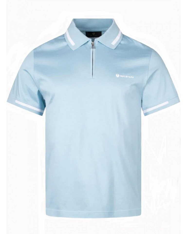 Boss Shop -Boss Shop belstaff mens graph tip zip polo shirt skyline blue p44765 283940 zoom 768x960 1